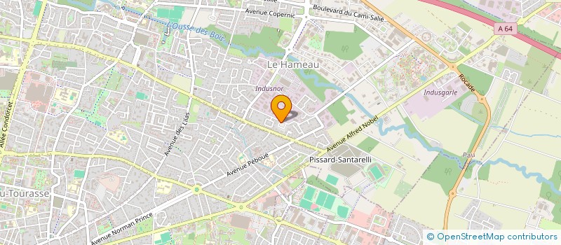localisation de l'entreprise LAPORTE IMMO à PAU