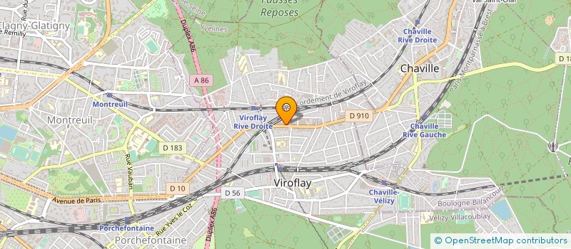 localisation de l'entreprise LAPORTE PARIS DISTRIBUTION à VIROFLAY