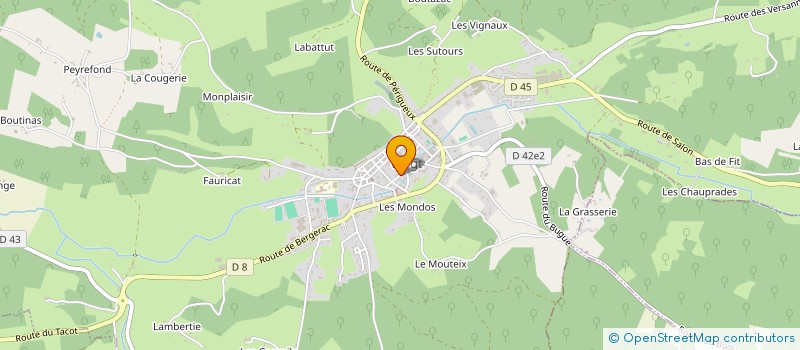 localisation de l'entreprise LAPORTE RENOVATION à VERGT