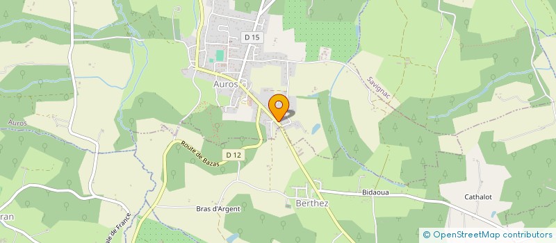 localisation de l'entreprise LAPORTE TAUZIN  AUROS