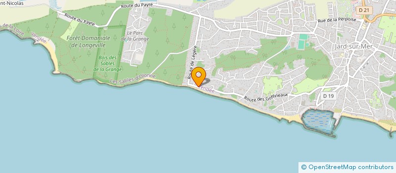 localisation de l'entreprise LAPOTRA à JARD-SUR-MER