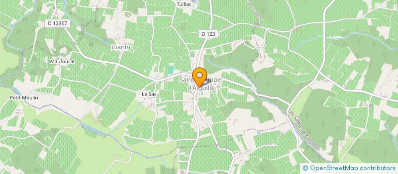 localisation de l'entreprise LAPOUGE  SAINT-PHILIPPE-D'AIGUILLE