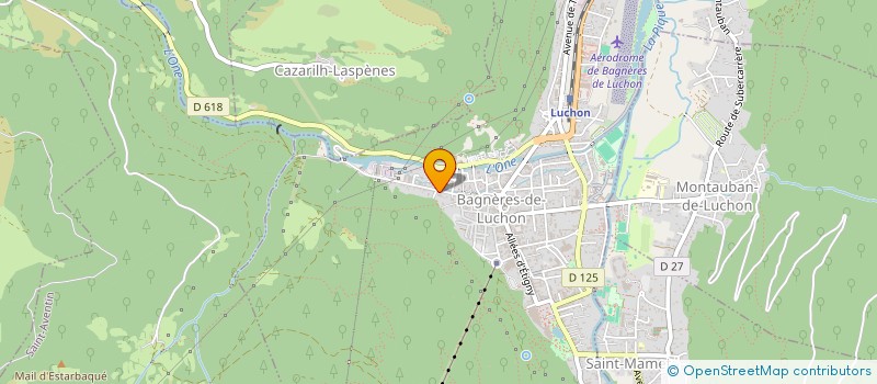 localisation de l'entreprise LAPOUILLE  BAGNERES-DE-LUCHON
