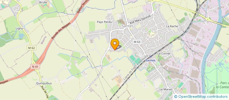 localisation de l'entreprise LAPPA  SANTES