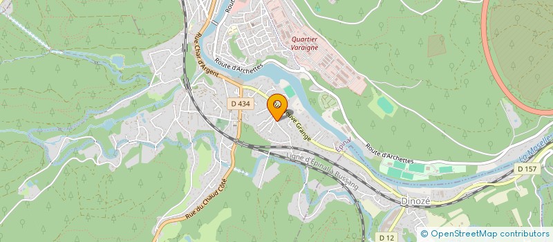 localisation de l'entreprise LAPPARTH à EPINAL