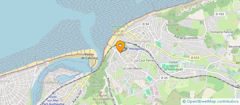 localisation de l'entreprise LAPRA-MARCHAND  HOULGATE