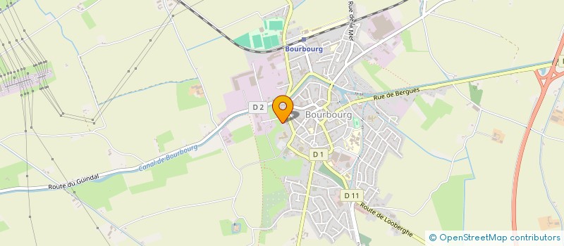 localisation de l'entreprise LAPRACC  BOURBOURG