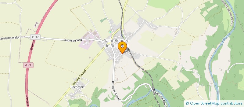 localisation de l'entreprise LAPRAS à SAINT-BONNET-DE-ROCHEFORT