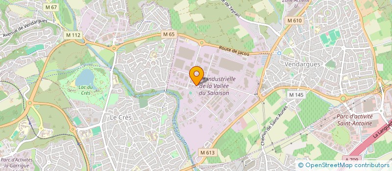 localisation de l'entreprise LAPRO AGENCE  VENDARGUES