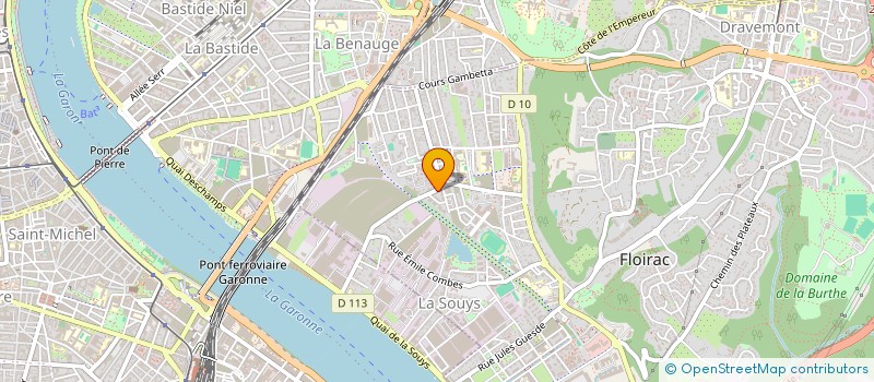 localisation de l'entreprise LAPRODUCTION  FLOIRAC