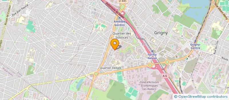 localisation de l'entreprise LAPROGO SERVICES à GRIGNY