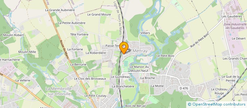 localisation de l'entreprise LAPROVET à NOTRE DAME D'OE
