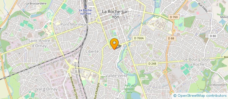 localisation de l'entreprise LAPROZE  LA ROCHE-SUR-YON