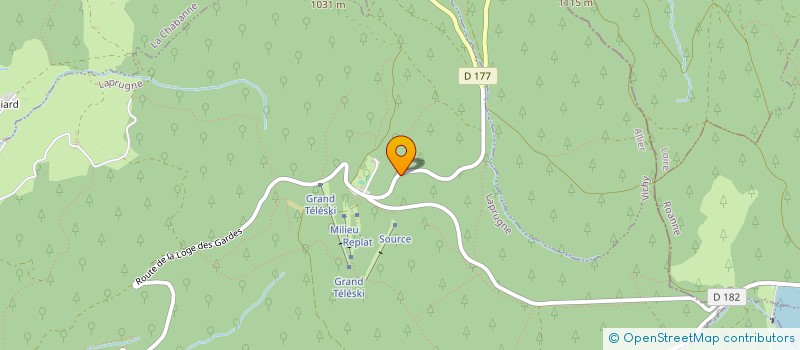 localisation de l'entreprise LAPRUGNE VOL LIBRE  LAPRUGNE