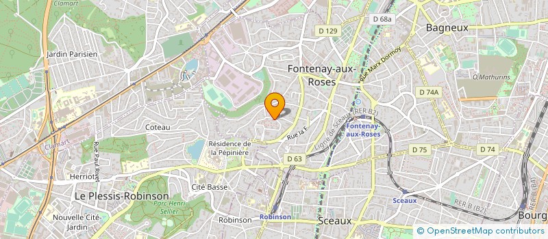 localisation de l'entreprise LAPS à FONTENAY-AUX-ROSES