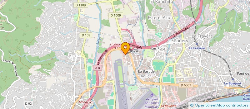 localisation de l'entreprise LAPS DEVELOPPEMENT  MANDELIEU-LA-NAPOULE