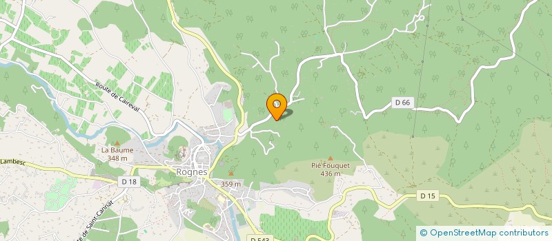 localisation de l'entreprise LAPSO  ROGNES