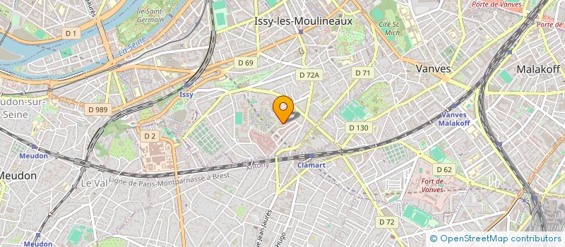 localisation de l'entreprise LAPSPORT à ISSY-LES-MOULINEAUX