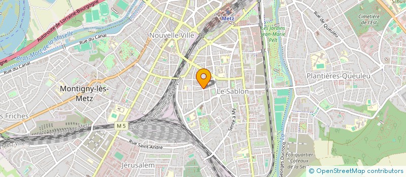 localisation de l'entreprise LAPSUS  METZ