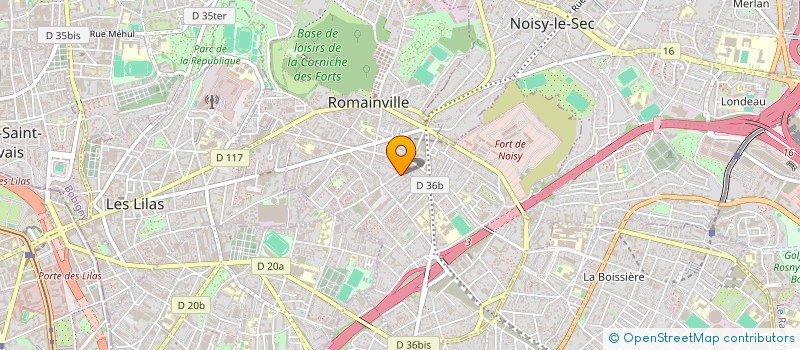 localisation de l'entreprise LAPSUS VIVENDI à ROMAINVILLE