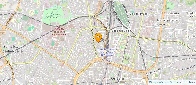 localisation de l'entreprise LAPSY-LAZULI à ORLEANS