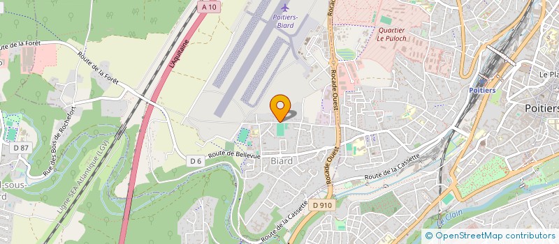 localisation de l'entreprise LAPTEFF ET CIE à BIARD