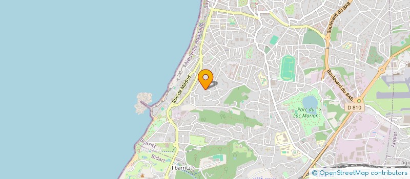 localisation de l'entreprise LAPURDI SURF à BIARRITZ