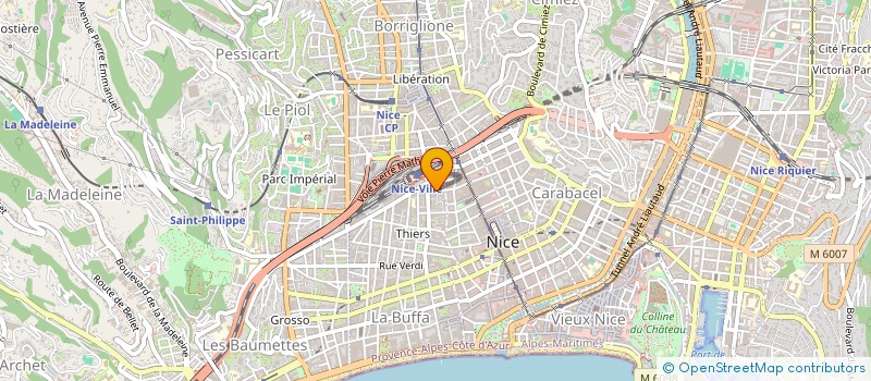 localisation de l'entreprise LAPUSCKA  NICE