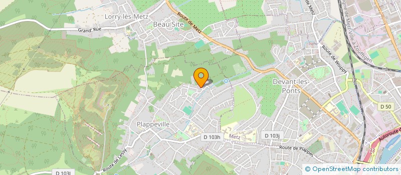 localisation de l'entreprise LAPV57  PLAPPEVILLE