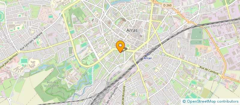 localisation de l'entreprise LAPYC à ARRAS