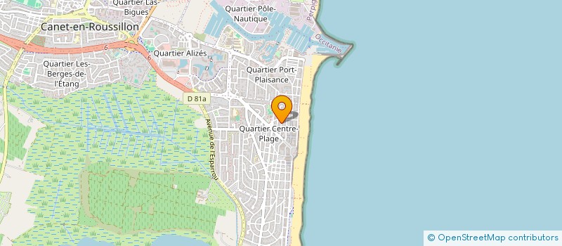 localisation de l'entreprise LAQOLOR  CANET-EN-ROUSSILLON