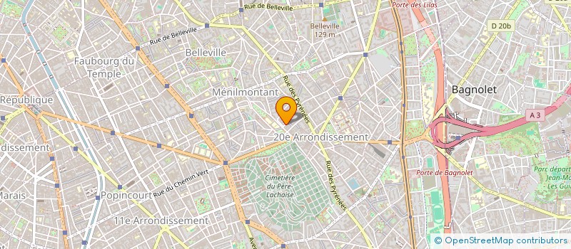 localisation de l'entreprise LAQUE  PARIS