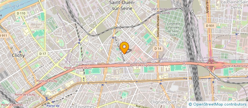 localisation de l'entreprise LAQUEMAN BATIMENT à SAINT-OUEN-SUR-SEINE