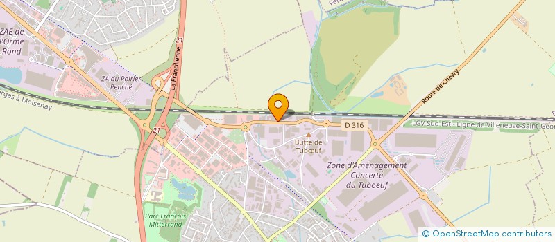 localisation de l'entreprise LAQUEO  BRIE-COMTE-ROBERT