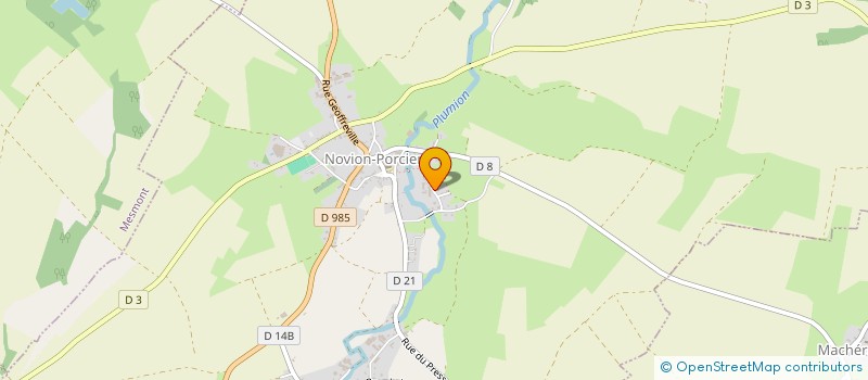 localisation de l'entreprise LAQUEUE TATON  NOVION-PORCIEN