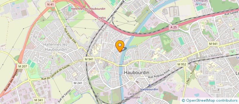 localisation de l'entreprise LAQUILLE & LEFUT PRODUCTION  HAUBOURDIN