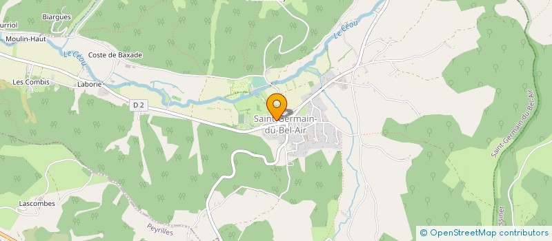 localisation de l'entreprise LAR 46  PEYRILLES