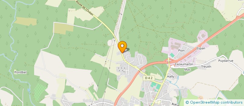 localisation de l'entreprise LAR CONSTRUCTION  PONTONX-SUR-L'ADOUR