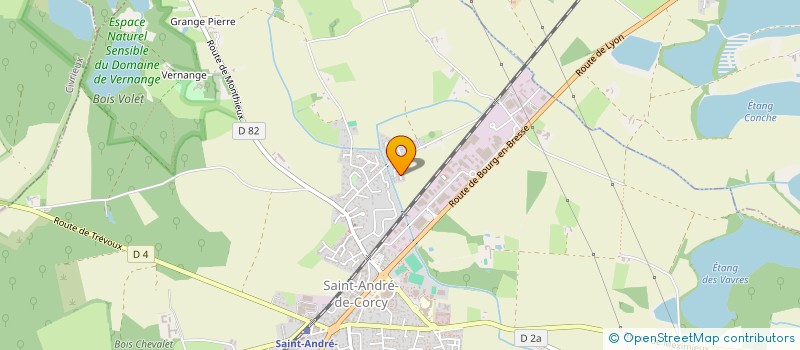 localisation de l'entreprise LAR'EZO BURDINIO  SAINT-ANDRE-DE-CORCY