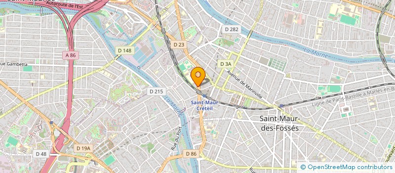 localisation de l'entreprise LARA à SAINT-MAUR-DES-FOSSES