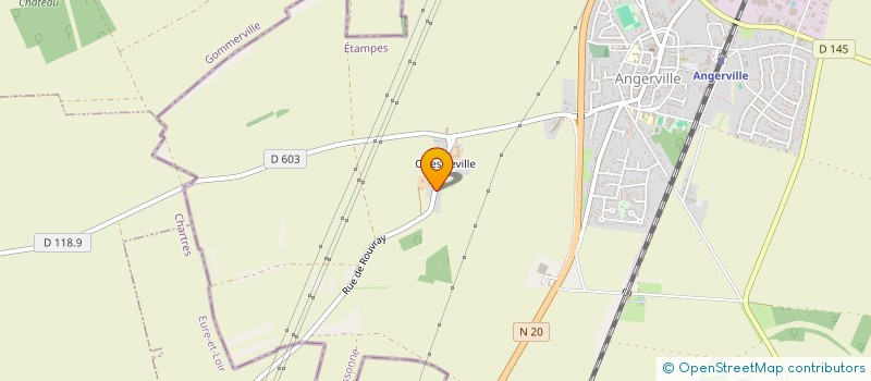 localisation de l'entreprise LARA  ANGERVILLE