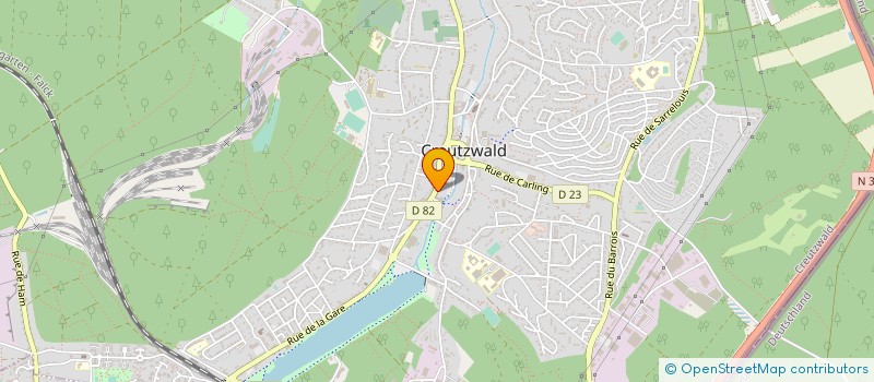 localisation de l'entreprise LARA  CREUTZWALD