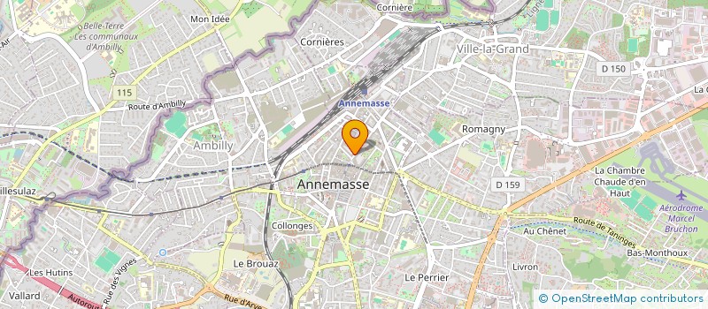 localisation de l'entreprise LARA  ANNEMASSE