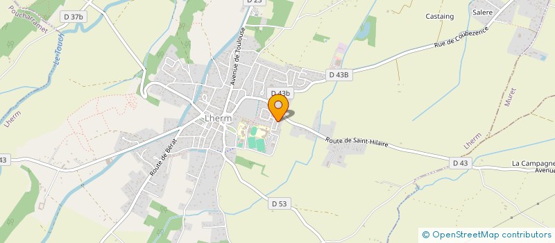 localisation de l'entreprise LARA à LHERM