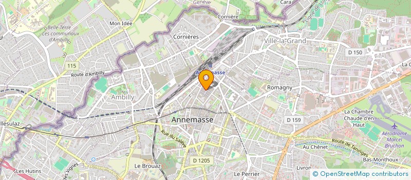 localisation de l'entreprise LARA à ANNEMASSE