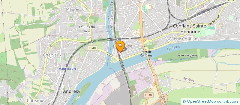 localisation de l'entreprise LARA  CONFLANS-SAINTE-HONORINE