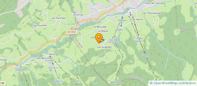 localisation de l'entreprise LARA  PRAZ-SUR-ARLY