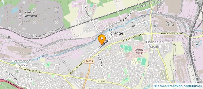 localisation de l'entreprise LARA COIFFURE  FLORANGE