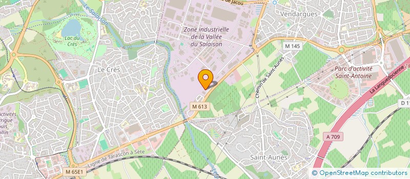 localisation de l'entreprise LARA CONCEPT à VENDARGUES