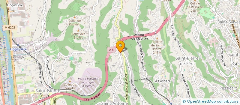 localisation de l'entreprise LARA GROUP  NICE